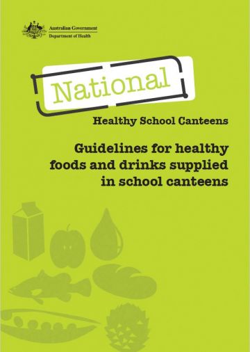 Cover image for National Healthy School Canteens guidelines