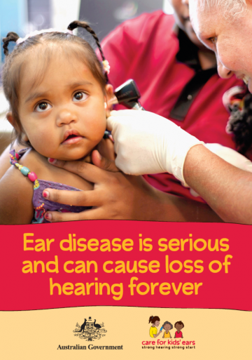 Cover image for Care for Kids' Ears booklet