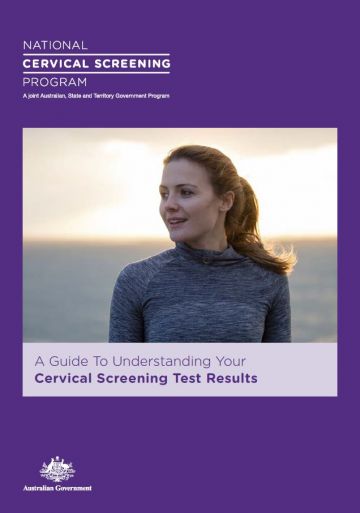 Cover image for National Cervical Screening Program – a guide to understanding your cervical screening test results.