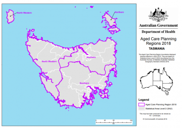 2018 TAS Aged Care Planning Regions cover