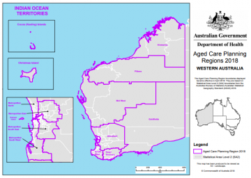 2018 WA Aged Care Planning Regions cover