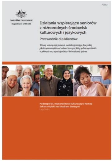 Cover image for Actions to support older CALD people: a guide for consumers Polish
