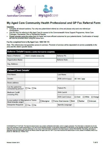 Referral Request Form Template from www.health.gov.au