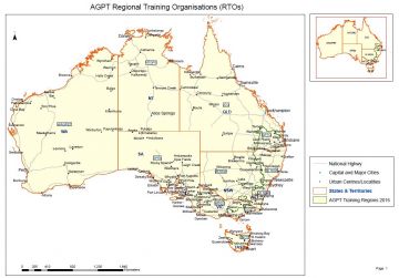 Cover image for AGPT MMM remoteness maps of training regions