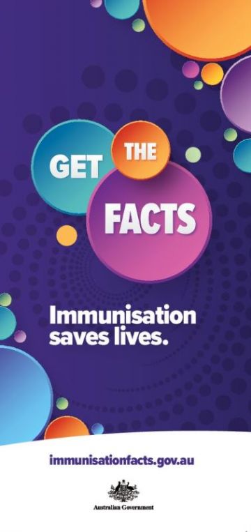 Immunisation saves lives - brochure cover