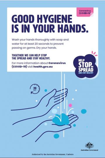 Coronavirus (COVID-19) – Print ads – Good hygiene is in your hands ...