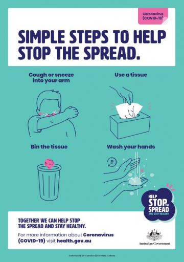 Coronavirus Covid 19 Print Ads Simple Steps To Stop The Spread Australian Government Department Of Health