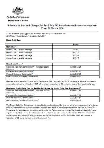 Home Care Packages Program Resources Australian Government Department Of Health