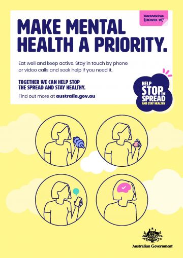 coronavirus - print ad - make mental health a priority