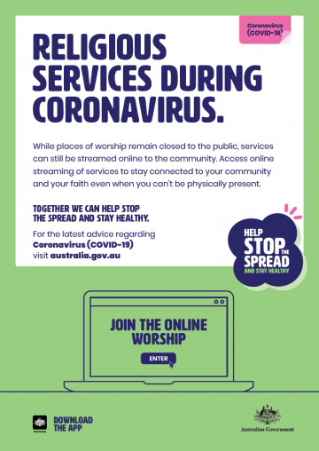 Cover image for Coronavirus (COVID-19) – Religious services during coronavirus