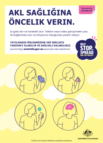 Cover image for Coronavirus (COVID-19) Akl sağliğina öncelik verin – (Make mental health a priority) (Turkish)