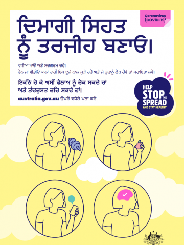 Cover image for ਦਿਮਾਗੀ ਸਿਹਤਦਿਮਾਗੀ ਸਿਹਤ ਨੂੰ ਤਰਜੀਹ ਬਣਾਓ।ਨੂੰ ਬਣਾਓ। – Make mental health a priority (Punjabi)