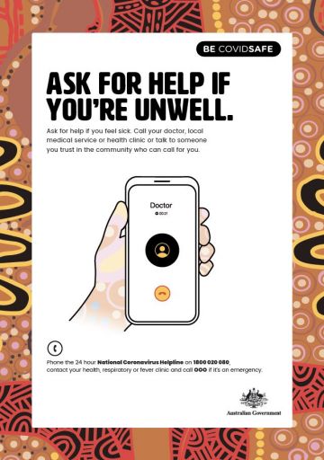Ask for help if you're unwell