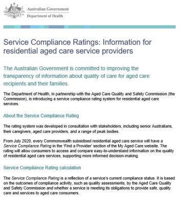 aged-care-compliance-rating