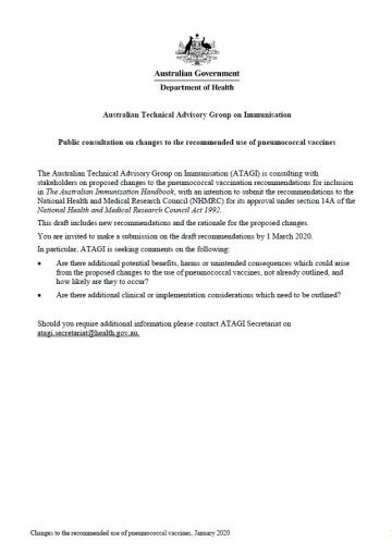 Revised use of pneumococcal vaccines cover image