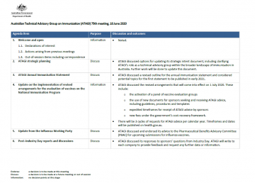 ATAGI 75th meeting annotated agenda cover image