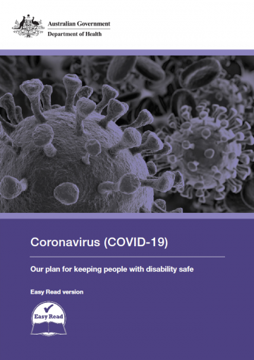 Coronavirus (COVID-19): Our plan for keeping people with disability safe – Easy Read