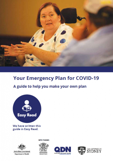 Your emergency plan for COVID-19 – Easy Read