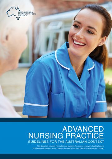 Advanced Nursing Practice - Guidelines for the Australian Context cover
