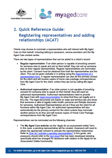 Cover image for Registering representatives and adding relationships (ACAT)