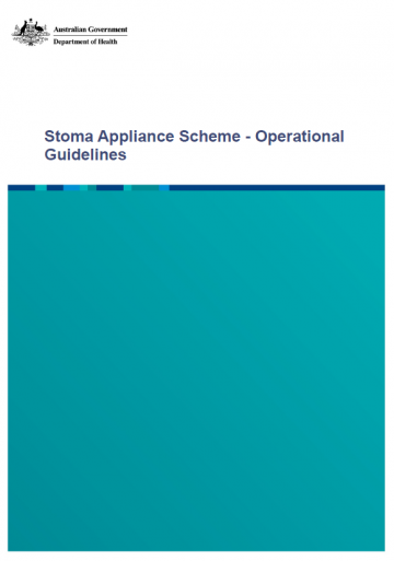 Cover image for Stoma Appliance Scheme operational guidelines