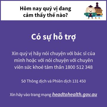 Coronavirus (COVID-19) – Image - Support is available (Vietnamese)