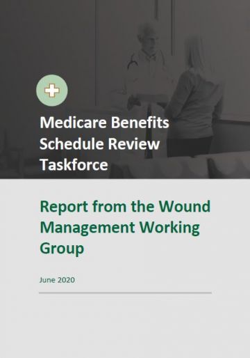 Report from the Wound Management Working Group cover