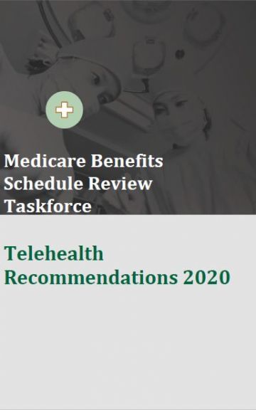 Telehealth Recommendations 2020 cover