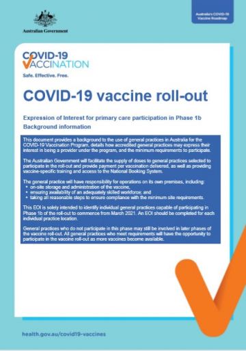 covid-19 vaccine rollout expression of interest