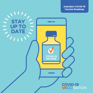 COVID-19 vaccine – social media image – stay up to date