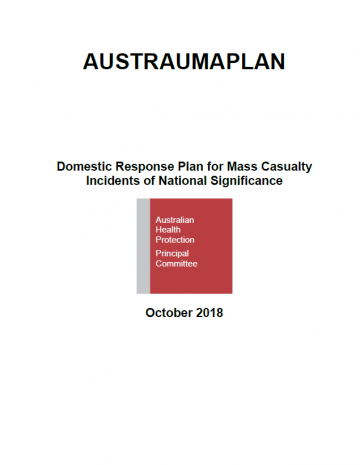 Cover page for the Austrauma plan