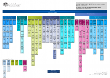 Department of Health organisational chart