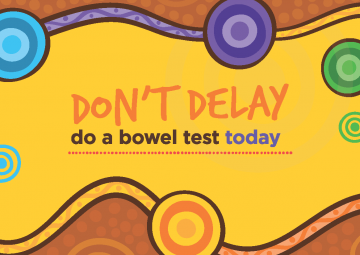 National Bowel Cancer Screening Program – Indigenous bowel screening postcard