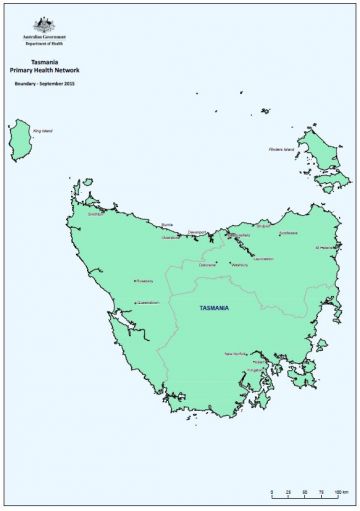 Tas PHN boundary map