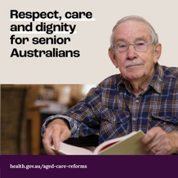 Aged care reforms – social media image – Older person 1