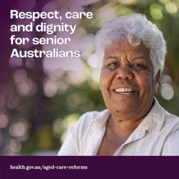 Aged care reforms – social media image – Older person 2