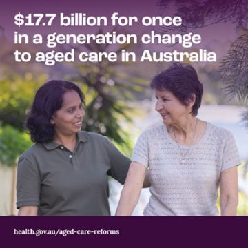 Aged care reforms – social media image – Once in a generation change 2
