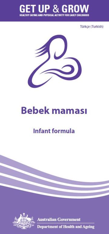Cover image for Bebek maması (Infant formula)