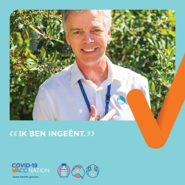COVID-19 vaccination – Social – Ik ben gevaccineerd (I got vaccinated)