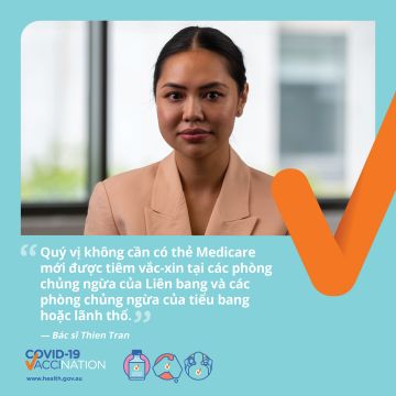 COVID-19 vaccination – Social – Mọi người ở Úc đều có thể được tiêm vắc-xin COVID-19 (COVID-19 vaccines are available for everyone in Australia)
