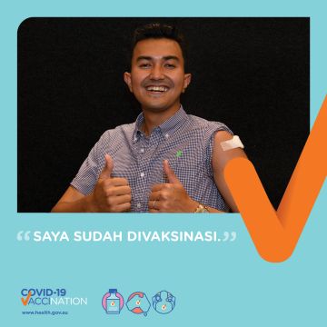 COVID-19 vaccination – Social – Saya telah divaksinasi (I got vaccinated)