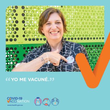 COVID-19 vaccination – Social – Me vacuné (I got vaccinated)