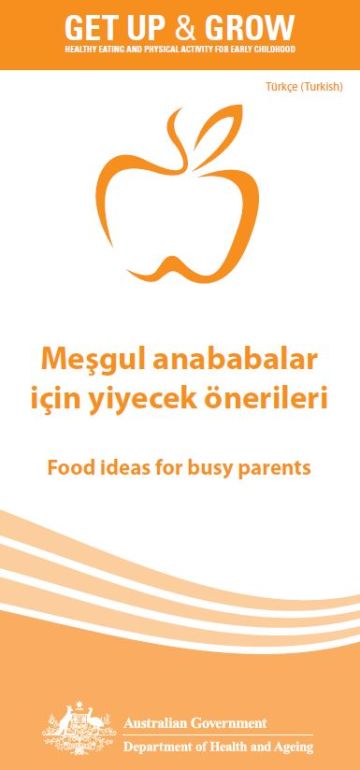 Cover image for Meşgul anababalar için yiyecek önerileri (Food ideas for busy parents)