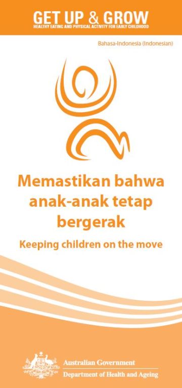 Cover image Memastikan bahwa anak-anak tetap bergerak (Keeping children on the move)