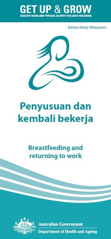 Cover image for Penyusuan dan kembali bekerja (Breastfeeding and returning to work)