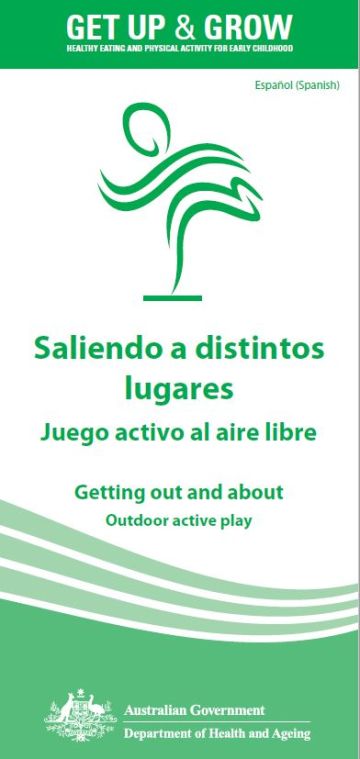 Cover image for Saliendo a distintos Lugares – Juego activo al aire libre (Getting out and about – outdoor active play)