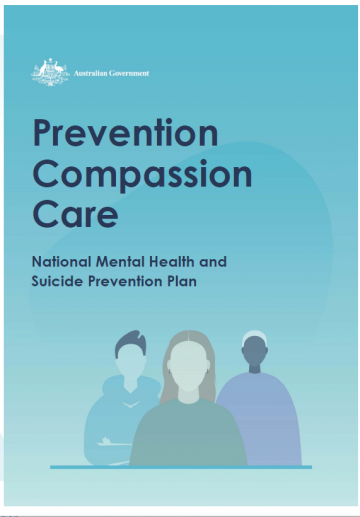 Cover image –The National Mental Health and Suicide Prevention Plan