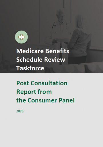 Cover image of final report from the Consumer Panel.