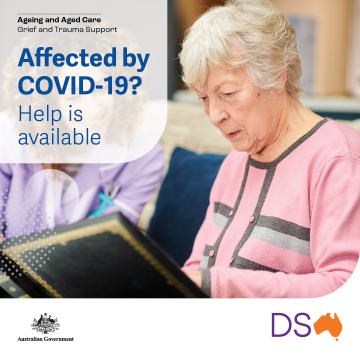 Grief and trauma support – social media image – recipient – Dementia Support Australia