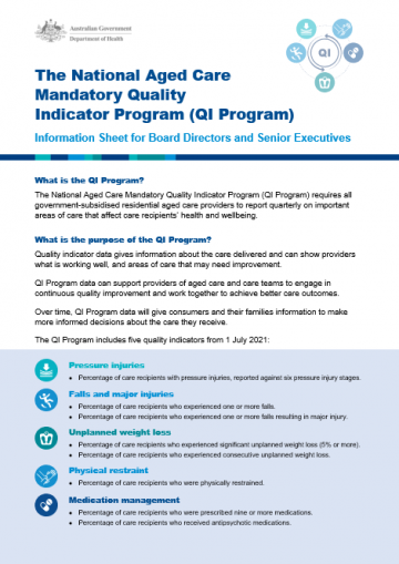 Information Sheet for Board Directors and Senior Executives cover